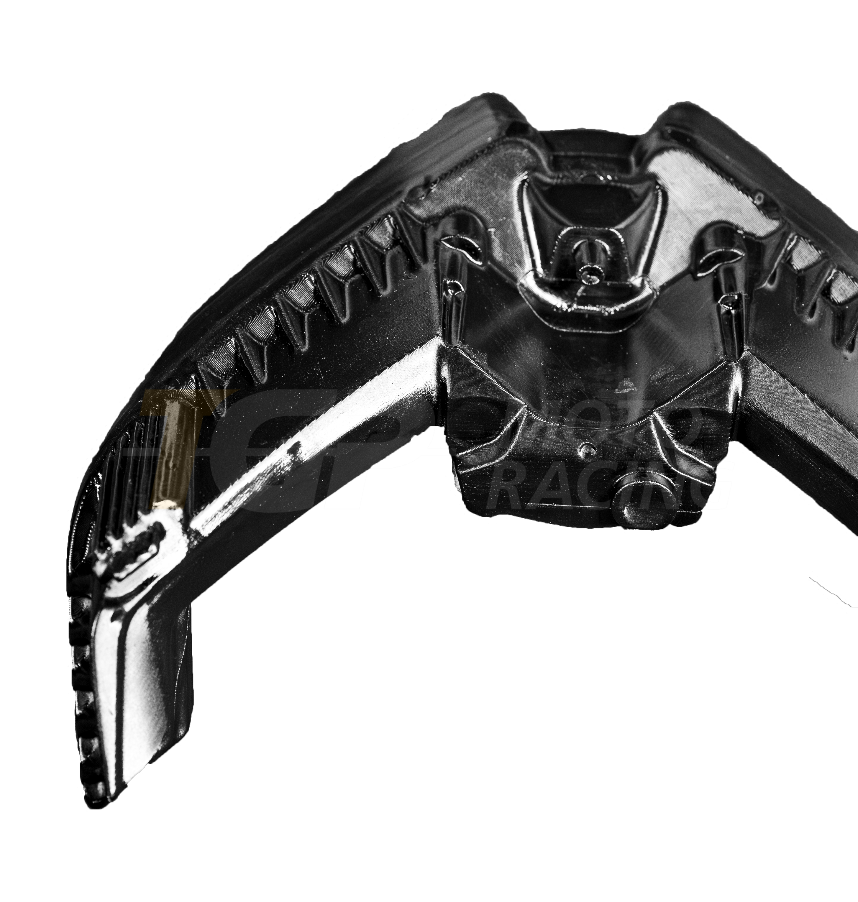 Dummy achterlicht-afdekking, zwart hoogglans (neplamp), TGP MotoRacing Ducati Panigale V4/S/R (25-26) 