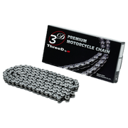 EK Ketting 520 R/3D Chroom NX-Ring open met klinkverbinding – 110 tot 120 schakels 