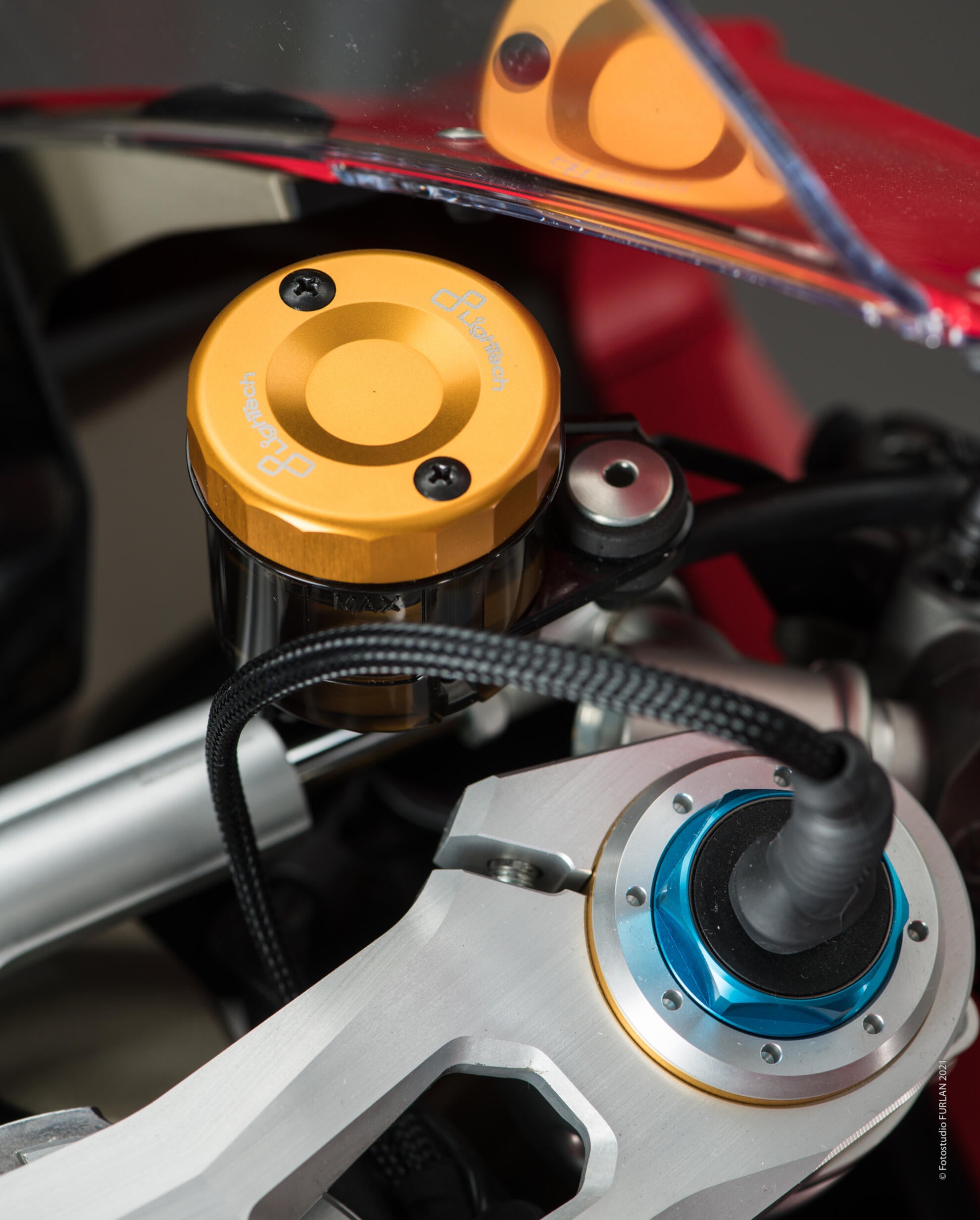 Compensatortank-deksel Voor LighTech Ducati Panigale V4/S (2025) FBC04 