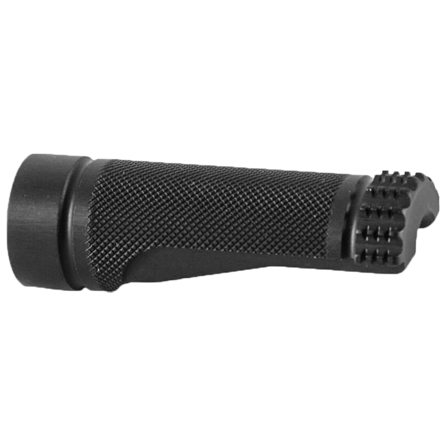 LighTech vervangende voetsteun vast 75 mm – Zilver/Zwart | FTR1098 