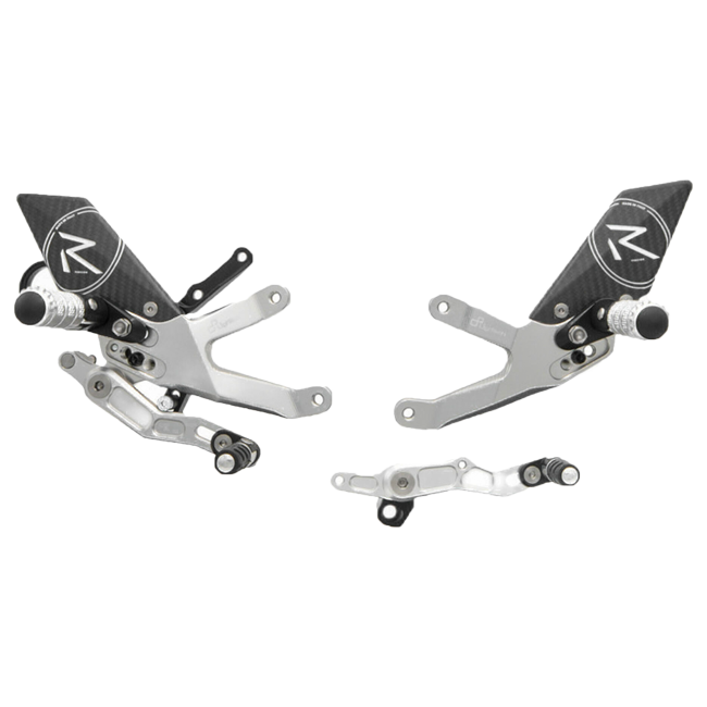 Voetsteun R LighTech BMW S1000RR K46 (15-18) FTRBM004RSIL 