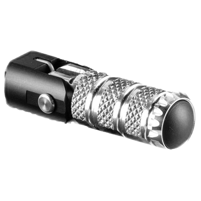 LighTech vervangbare klapvoet 76,5 mm – Zilver/Zwart | RFTR249-252 