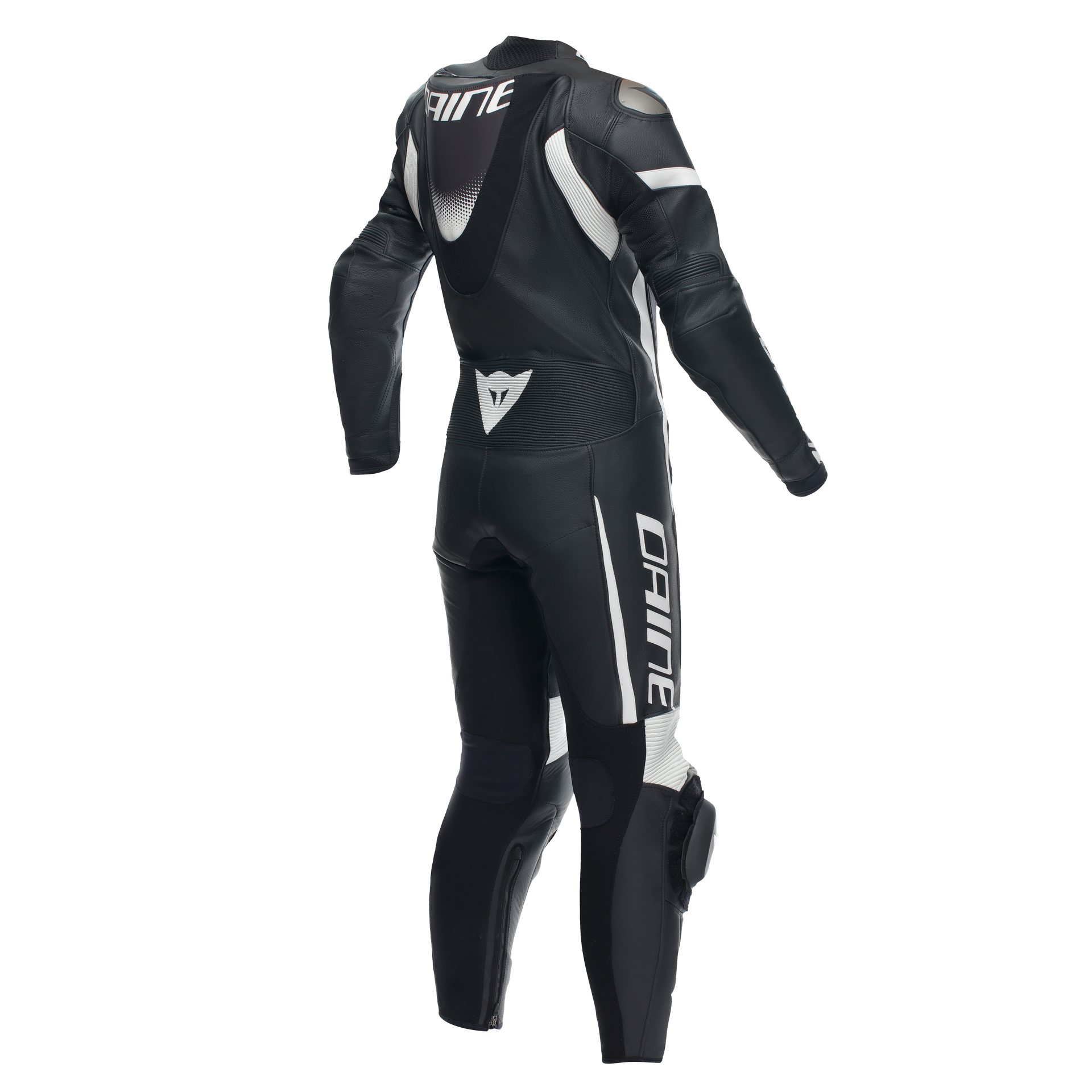 Dainese Grobnik Lady Eendelig Leren Pak – Geperforeerd Racepak | Vrouwen | Zwart/Wit 