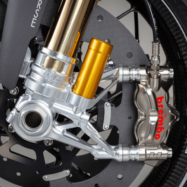 CNC Vorkvoet-set 108 mm „GP Style“ Motocorse Ducati Panigale V4/S/R (18–24) 