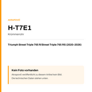 Akrapovic Krümmerrohr Triumph Street Triple 765 R / Street Triple 765 RS (20-26) H-T7E1 — Platzhalter, kein Herstellerfoto verfügbar