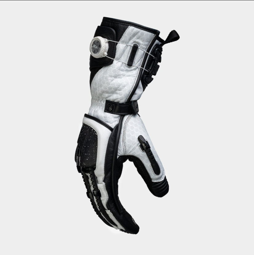 Knox Handroid MK5 Racing lederen handschoenen | Heren | Zwart/Wit | 11769404101 