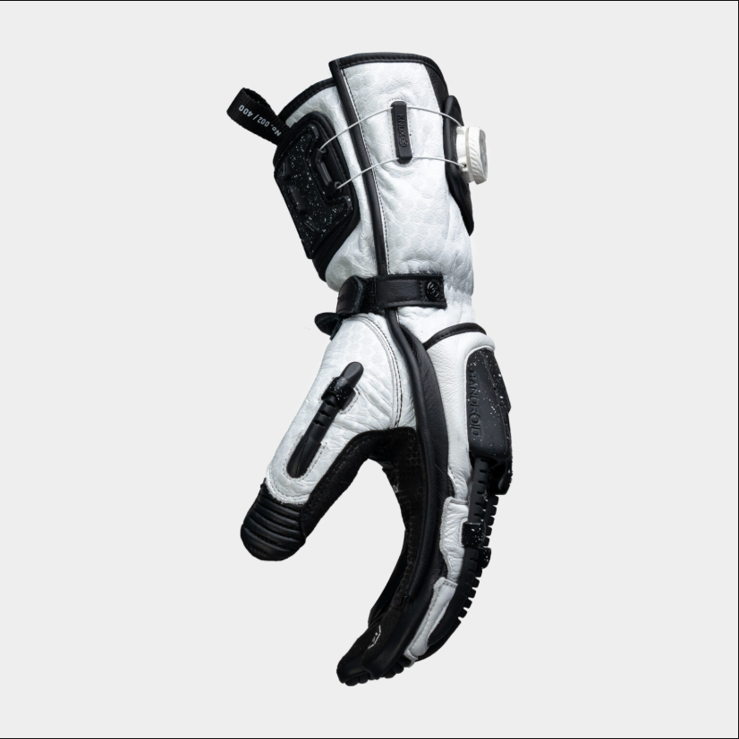 Knox Handroid MK5 Racing lederen handschoenen | Heren | Zwart/Wit | 11769404101 