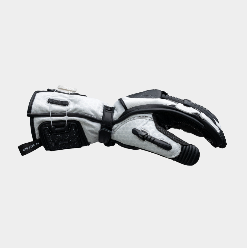 Knox Handroid MK5 Racing lederen handschoenen | Heren | Zwart/Wit | 11769404101 