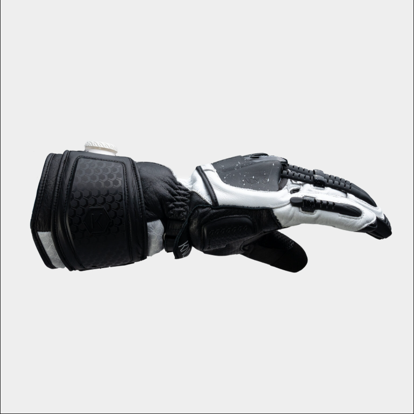Knox Handroid MK5 Racing lederen handschoenen | Heren | Zwart/Wit | 11769404101 