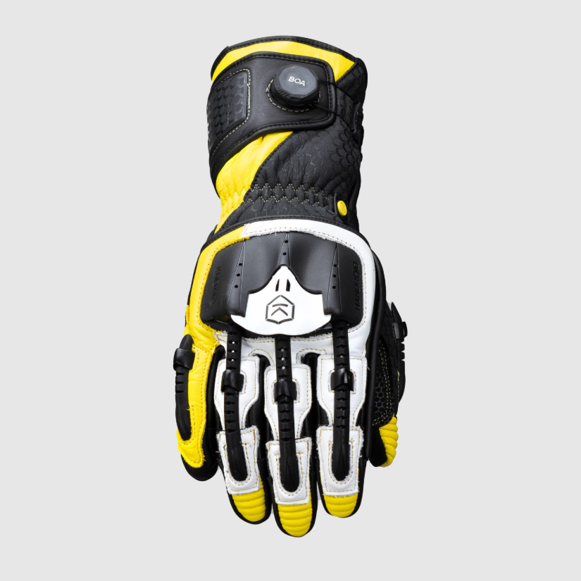 Knox Handroid MK5 racelederen handschoenen | Heren | Geel | 11769404104 