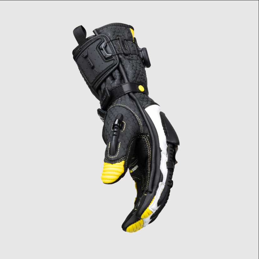 Knox Handroid MK5 racelederen handschoenen | Heren | Geel | 11769404104 