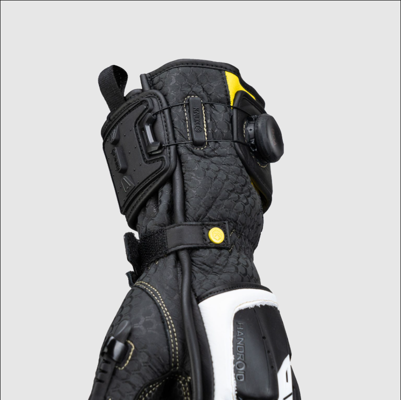 Knox Handroid MK5 racelederen handschoenen | Heren | Geel | 11769404104 