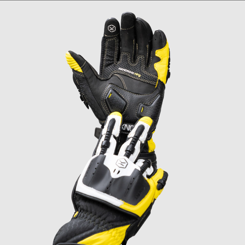 Knox Handroid MK5 racelederen handschoenen | Heren | Geel | 11769404104 
