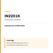 Höckerhalter Carbonin Kawasaki ZX-10 R/RR (2026) IN2201K — Platzhalter, Herstellerfoto folgt