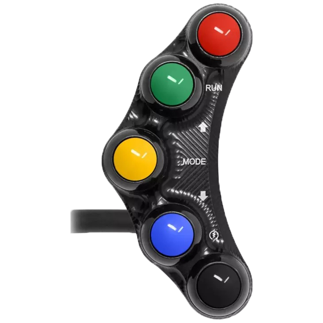 Stuurknop Street rechts JetPrime Yamaha YZF-R1/M RN32 RN49 (15-19) JP PLD 003 