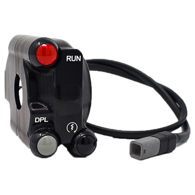 Gasgreephuis met stuurknop JetPrime Ducati Panigale V4/S (18-24) JP ACC 020 