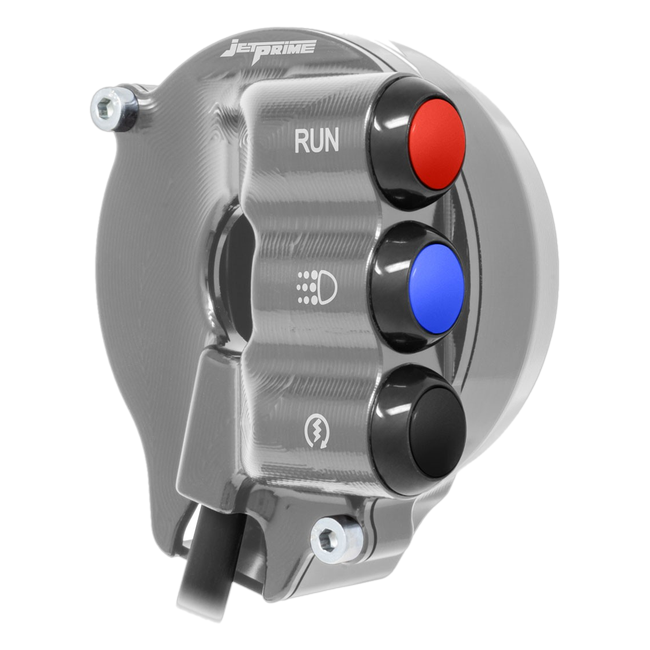 Gasgriffgehäuse mit integriertem Lenkerschalter JetPrime Aprilia RSV4 RF (17-18) JP CO AP009RV
