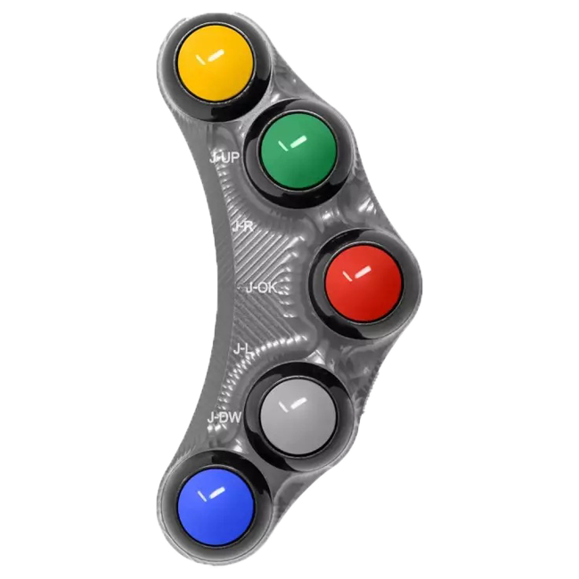 Stuurknop Race links JetPrime Aprilia RSV4/1100 Factory/RF/RR (17-20) JP PLSR 009 RF 