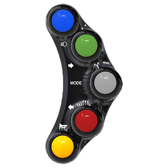 Stuur schakelaars Street links JetPrime Kawasaki ZX-10 R/RR (16-20) JP PLS 004 