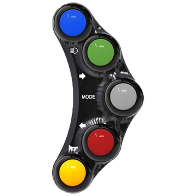 Stuurknop straat links JetPrime Ducati Panigale 959 (16-19) JP PLS 005 