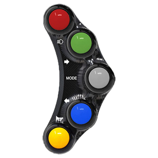 Stuurknop straat links JetPrime Aprilia RSV4/Factory/R/RR/RF (09-16)  JP PLS 009 