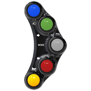 Stuurknop straat links JetPrime Yamaha YZF-R6 RJ27 (17-25) JP PLS 013 