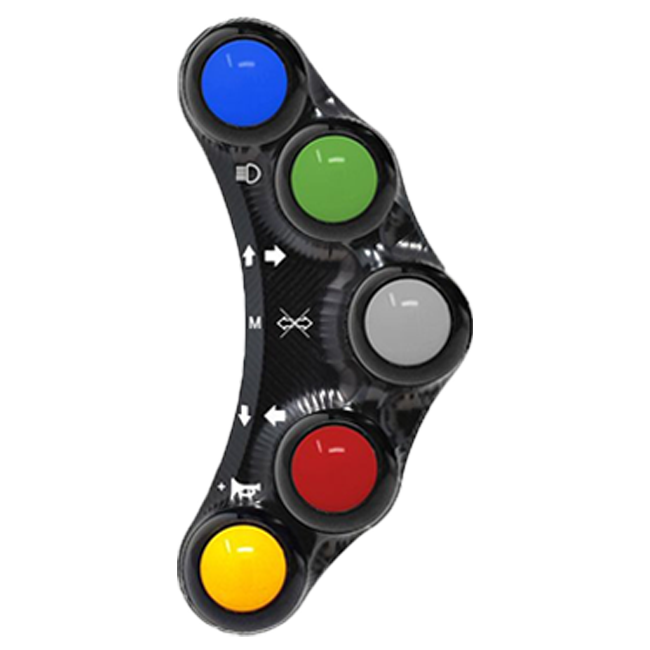 Stuurknop Street links JetPrime Ducati Panigale V4/S/R (18-24) JP PLS 020 