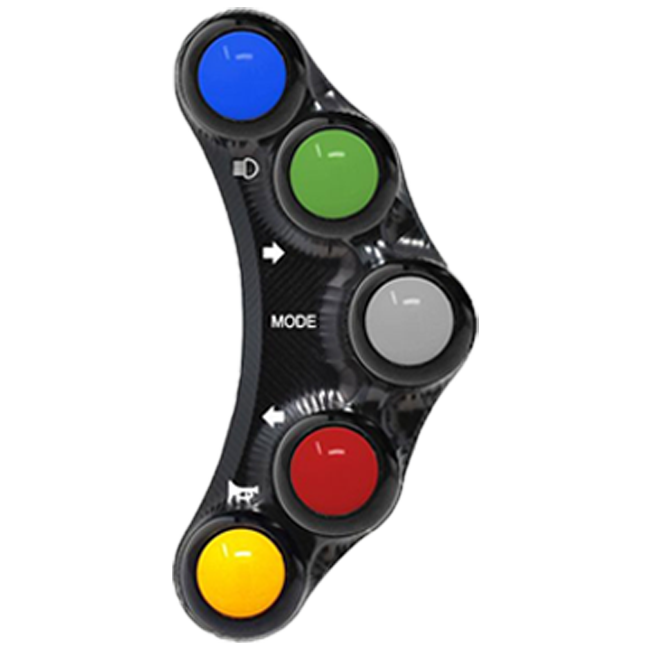 Stuurknop straat links JetPrime Yamaha YZF-R1/M RN65 (20-25) JP PLS 033 