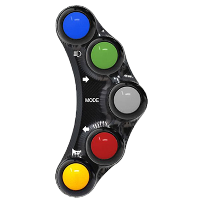 Stuurknop Street links JetPrime Kawasaki ZX-6R/636/RR (19-22) JP PLS 044 