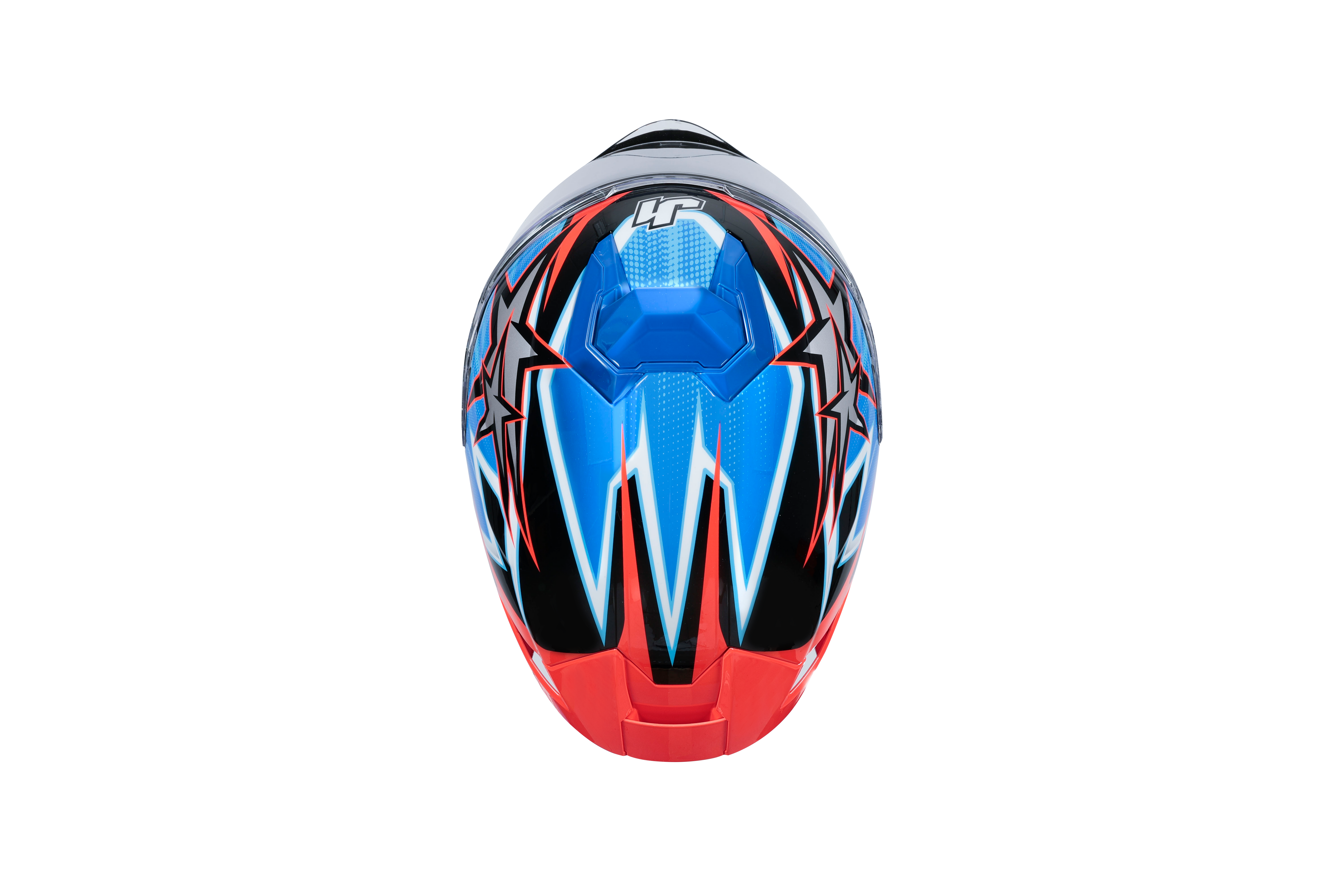 Just1 J-STR Helm Astro Rood / Blauw / Zwart Glans 6030390112007 