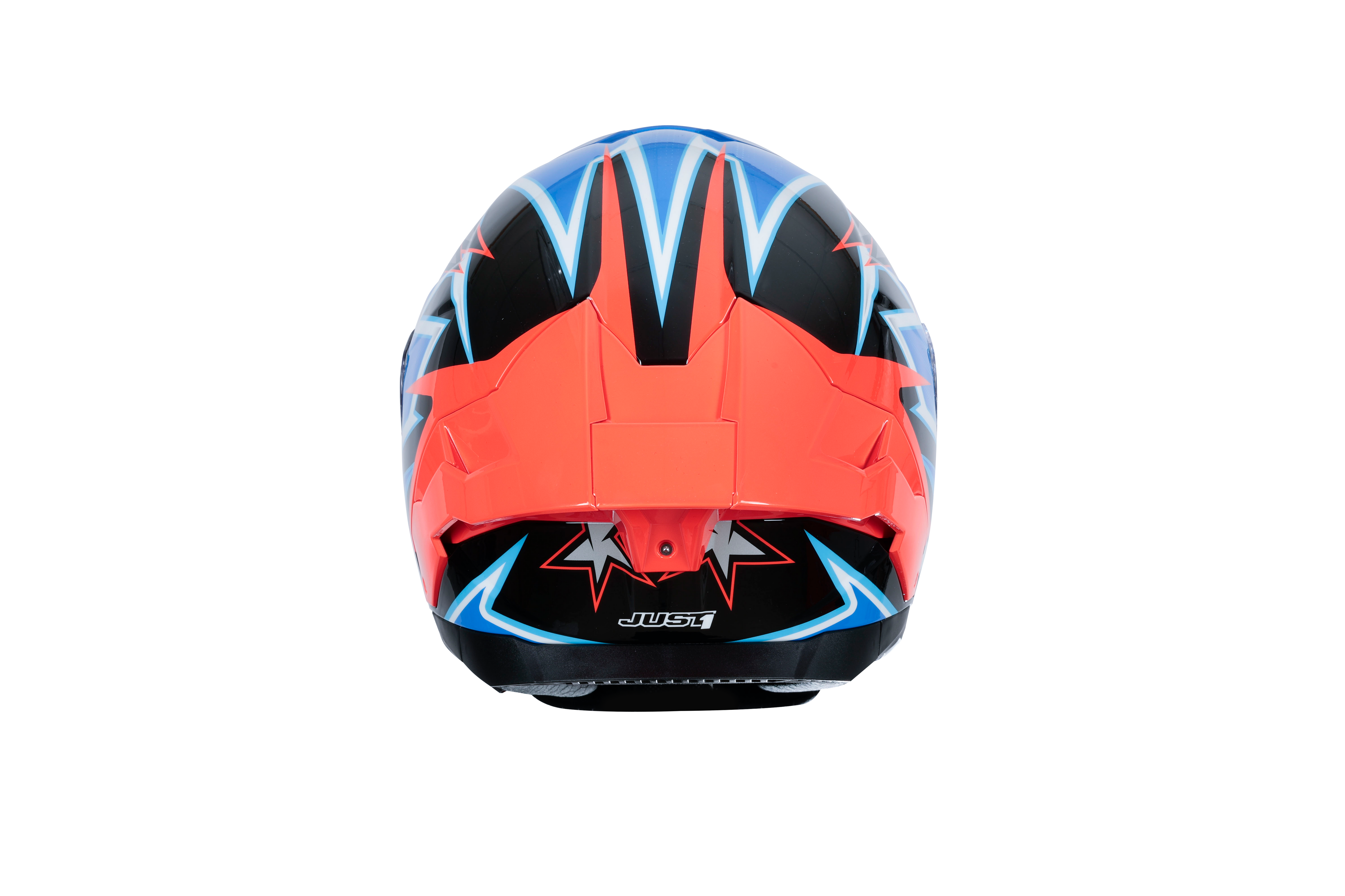 Just1 J-STR Helm Astro Rood / Blauw / Zwart Glans 6030390112007 