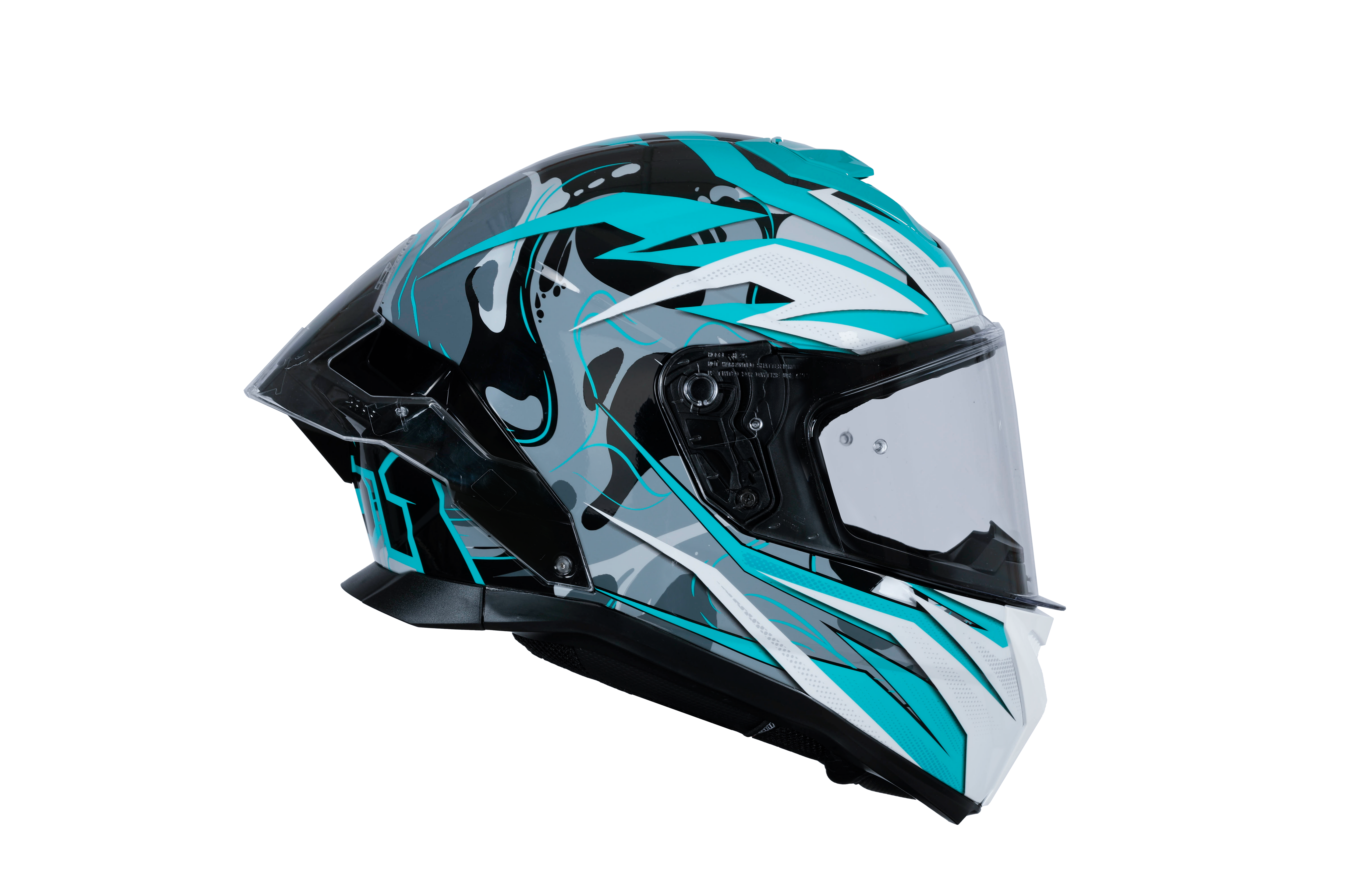 Just1 J-STR Helm Avalon Turquoise / Zwart Glans 6030390111002 