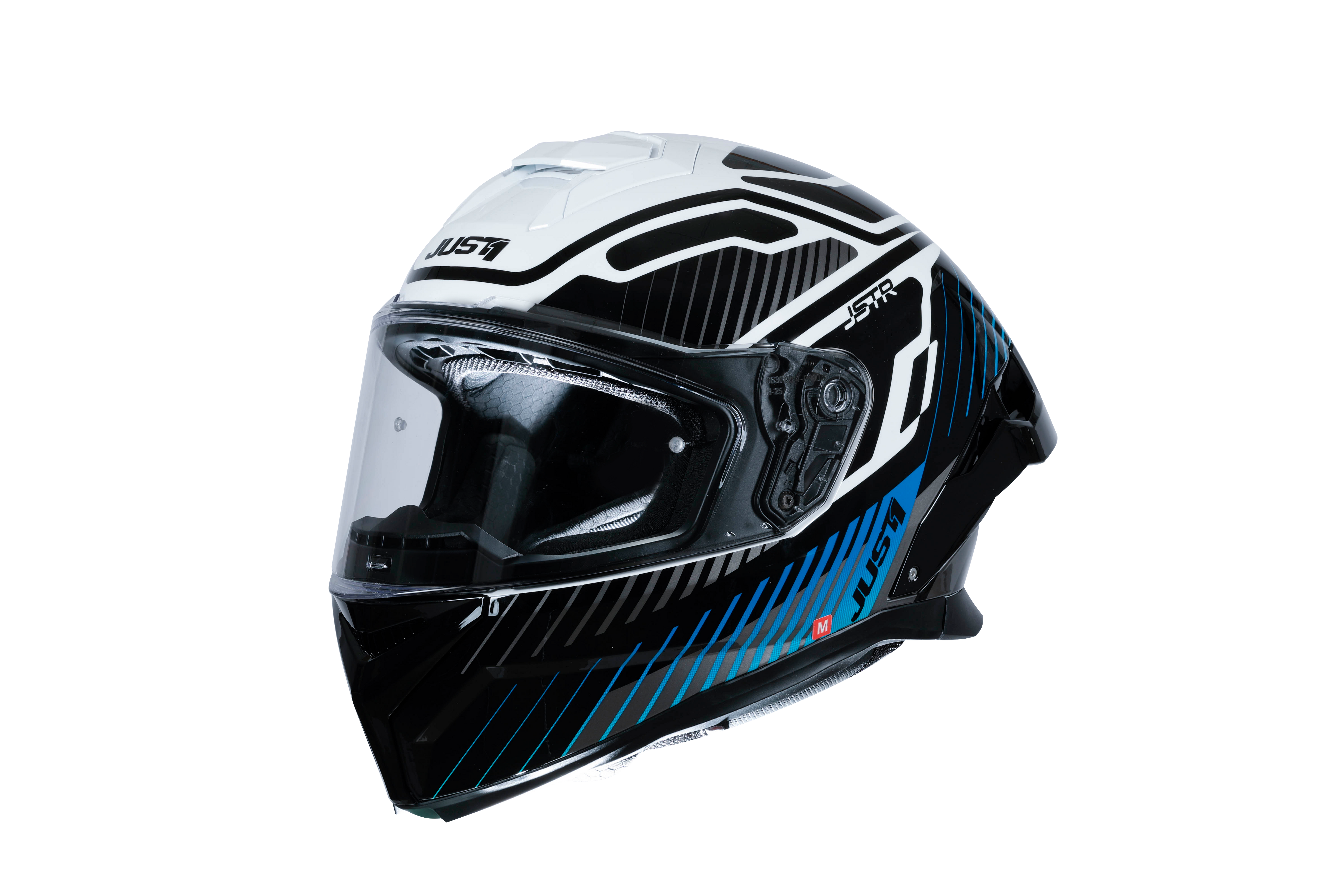 Just1 J-STR Helm Tactical Blauw / Wit Glans 6030390112003 