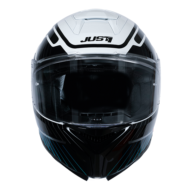 Just1 J-STR Helm Tactical Blauw / Wit Glans 6030390112003 