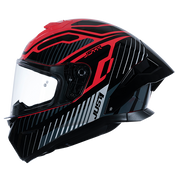Just1 J-STR Helm Tactical Zilver / Rood Glans 6030390171003 