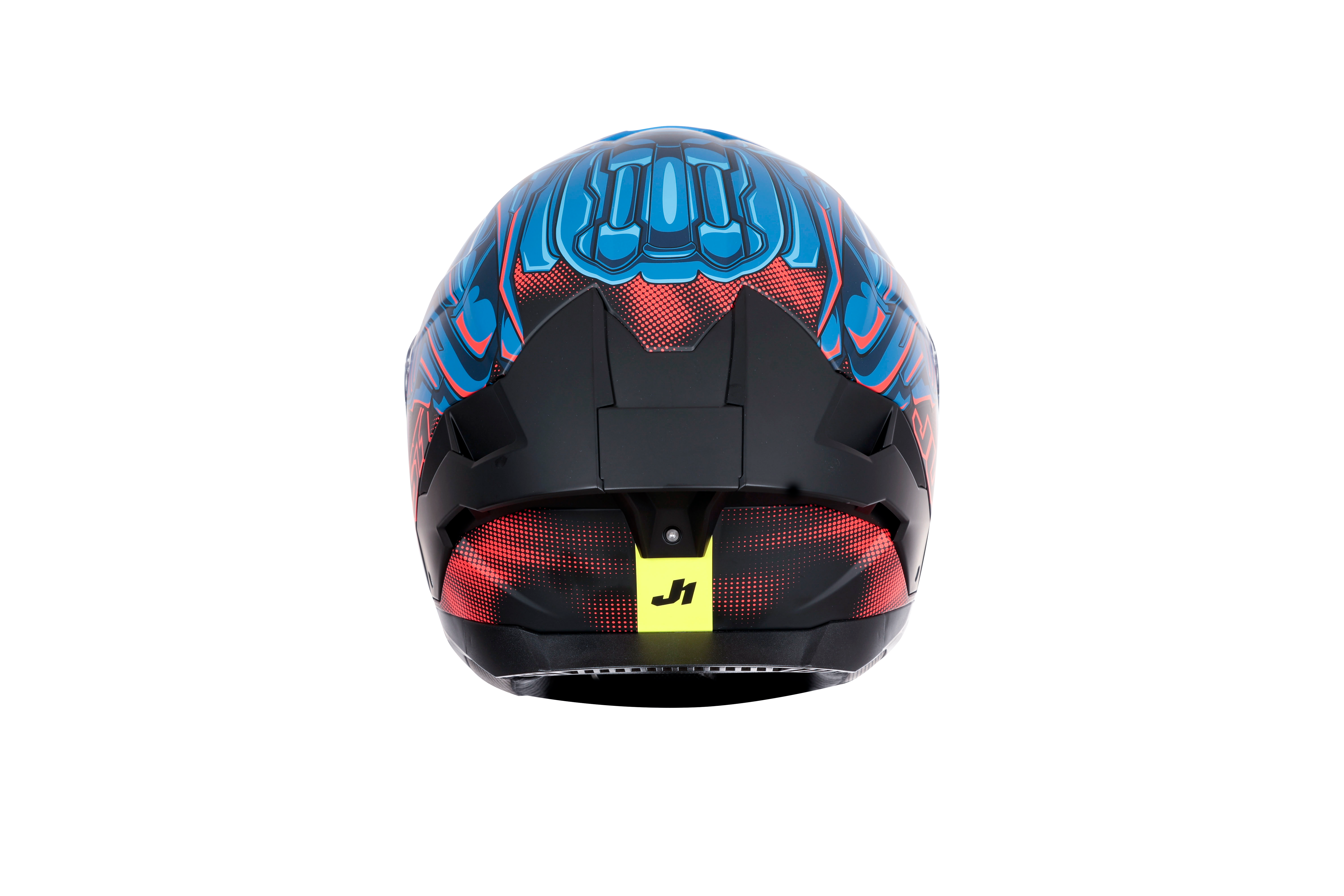 Just1 J-STR Helm Titan Rood / Blauw / Zwart Matt 6030390214004 