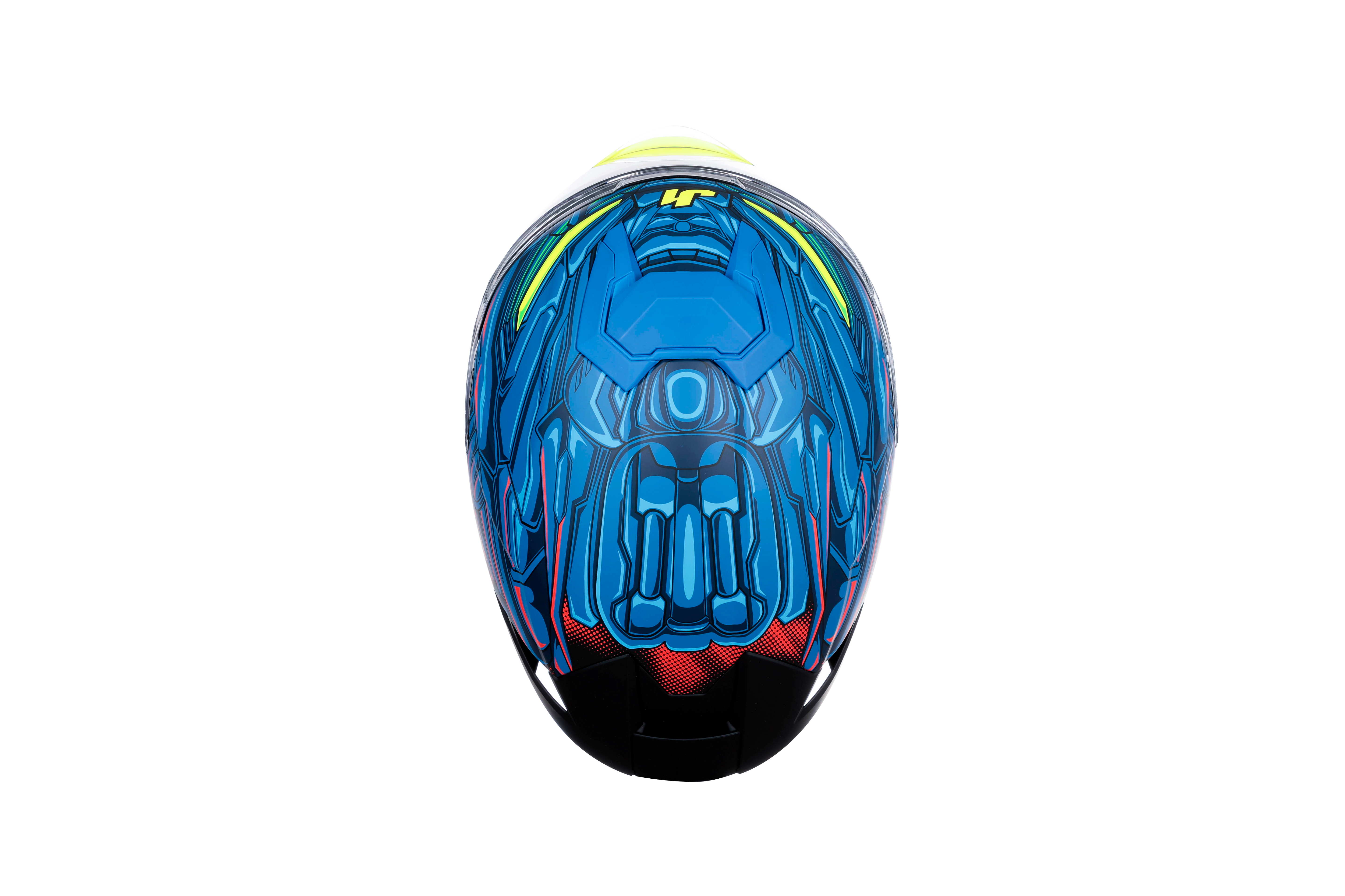 Just1 J-STR Helm Titan Rood / Blauw / Zwart Matt 6030390214004 
