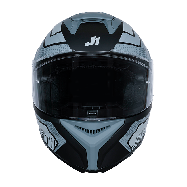 Just1 J-STR Helm Unie Grijs / Zwart Mat 6030390201001 