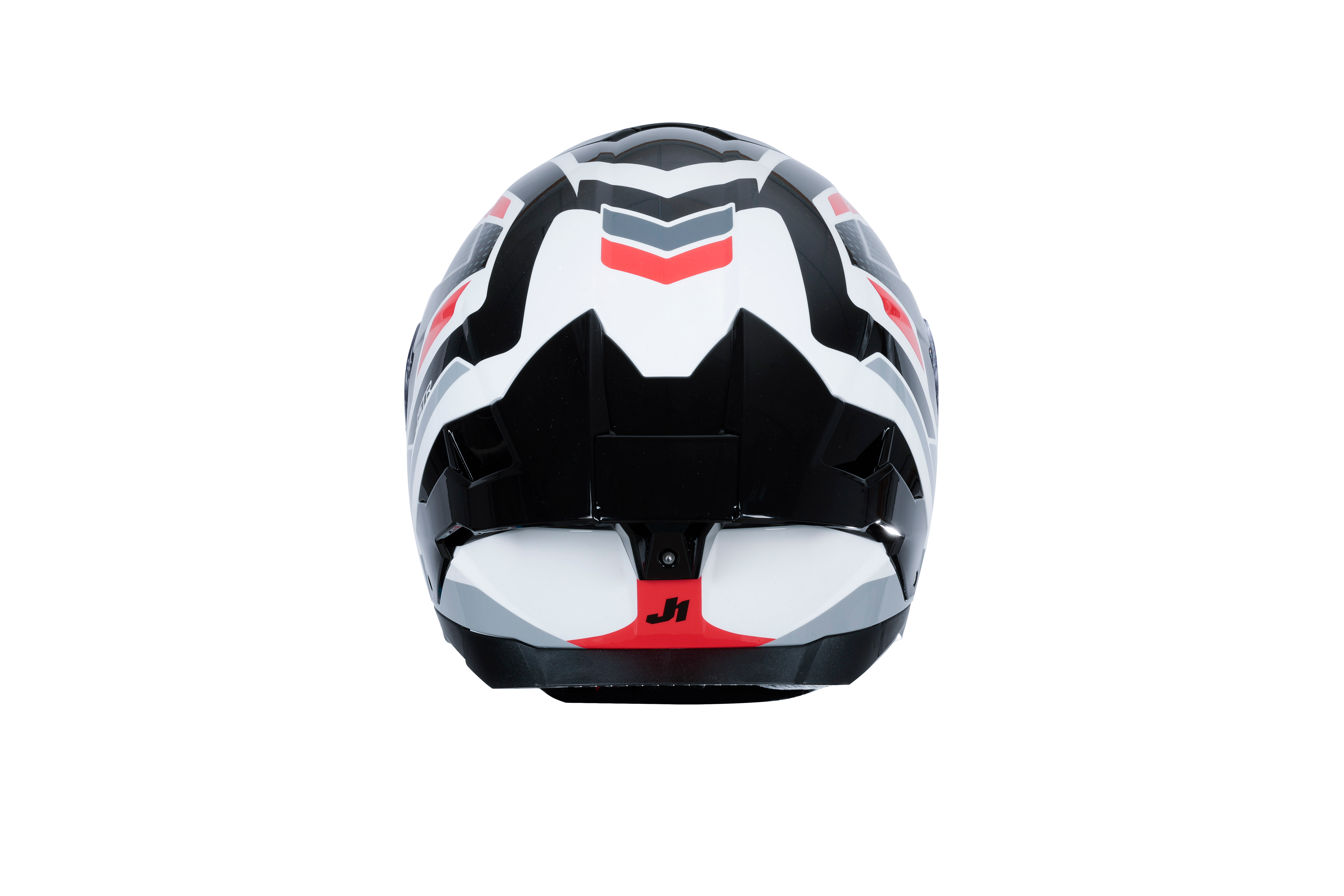Just1 J-STR Helm Unie Rood / Wit Glans 6030390171001 