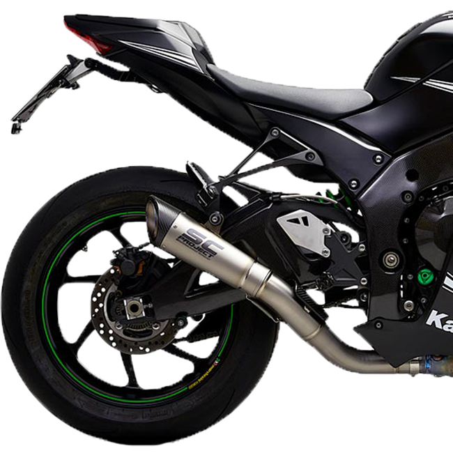 SC-Project Slip-On S1 + KAT-vervangpijp Kawasaki ZX-10 R/RR (16-20) K22A-DET41T 