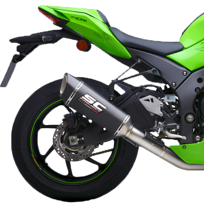 SC-Project Slip-On SC1-R + KAT-vervangpijp Kawasaki ZX-10 R/RR (21-25) K38A-DET91C 