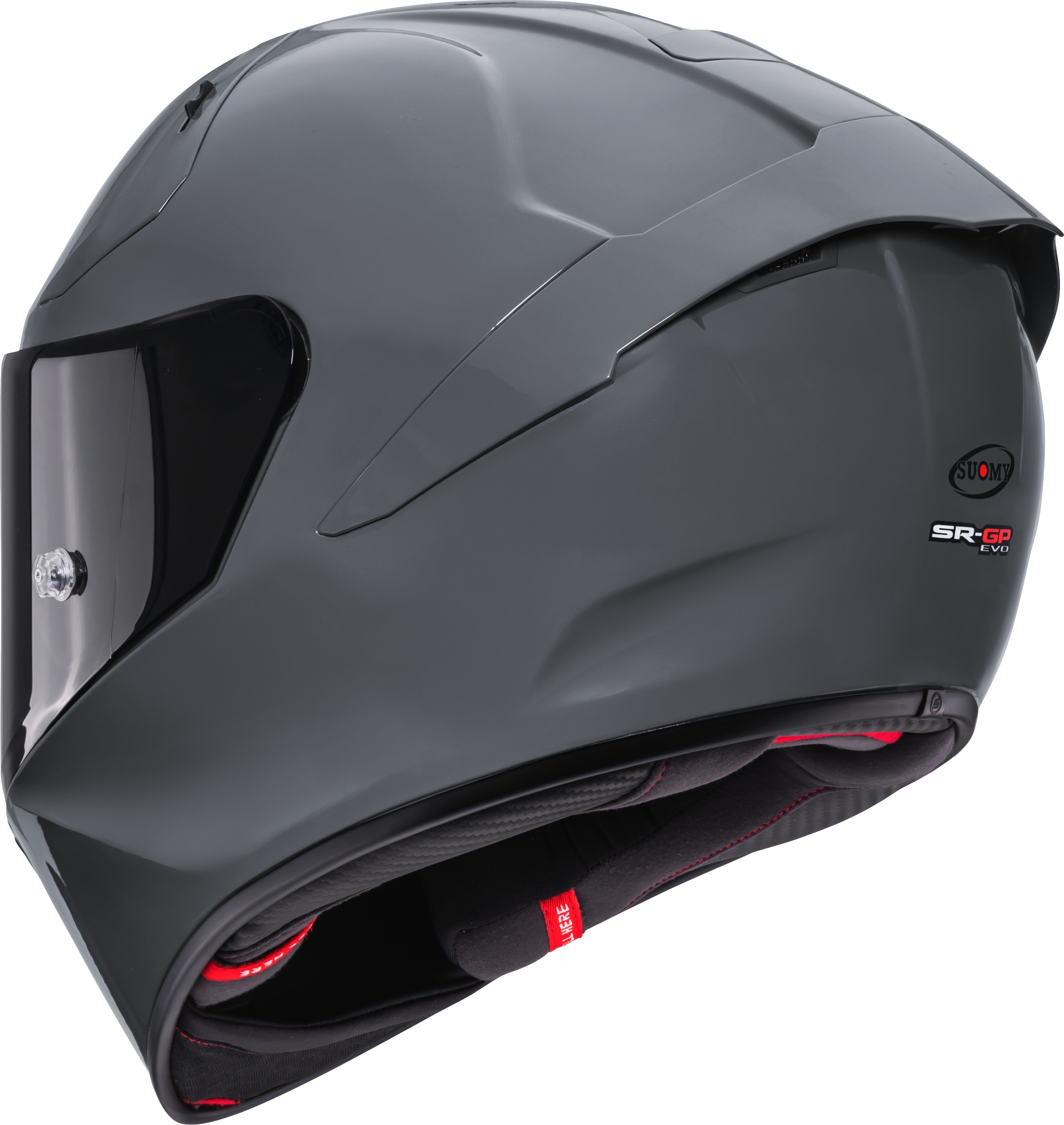 Suomy SR-GP Evo Helm Effen Grijs K6S200W1 
