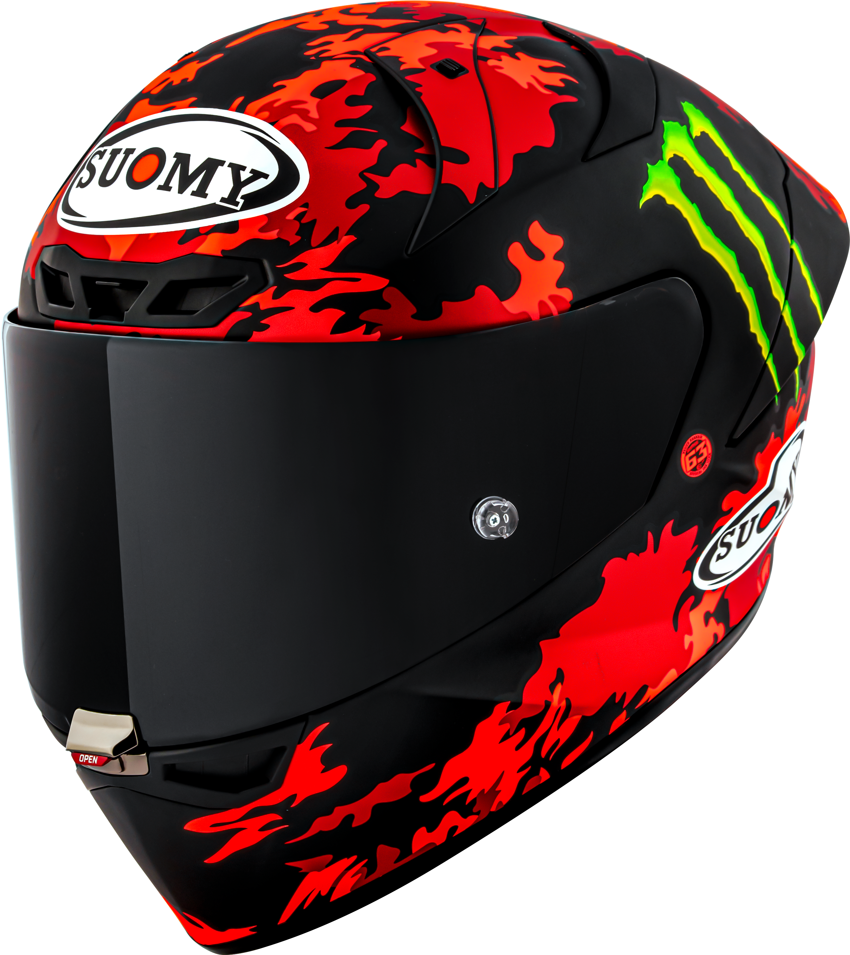 Suomy S1-XR GP Helm Francesco Pecco Bagnaia Monster Replica 2025 K6SX0017 