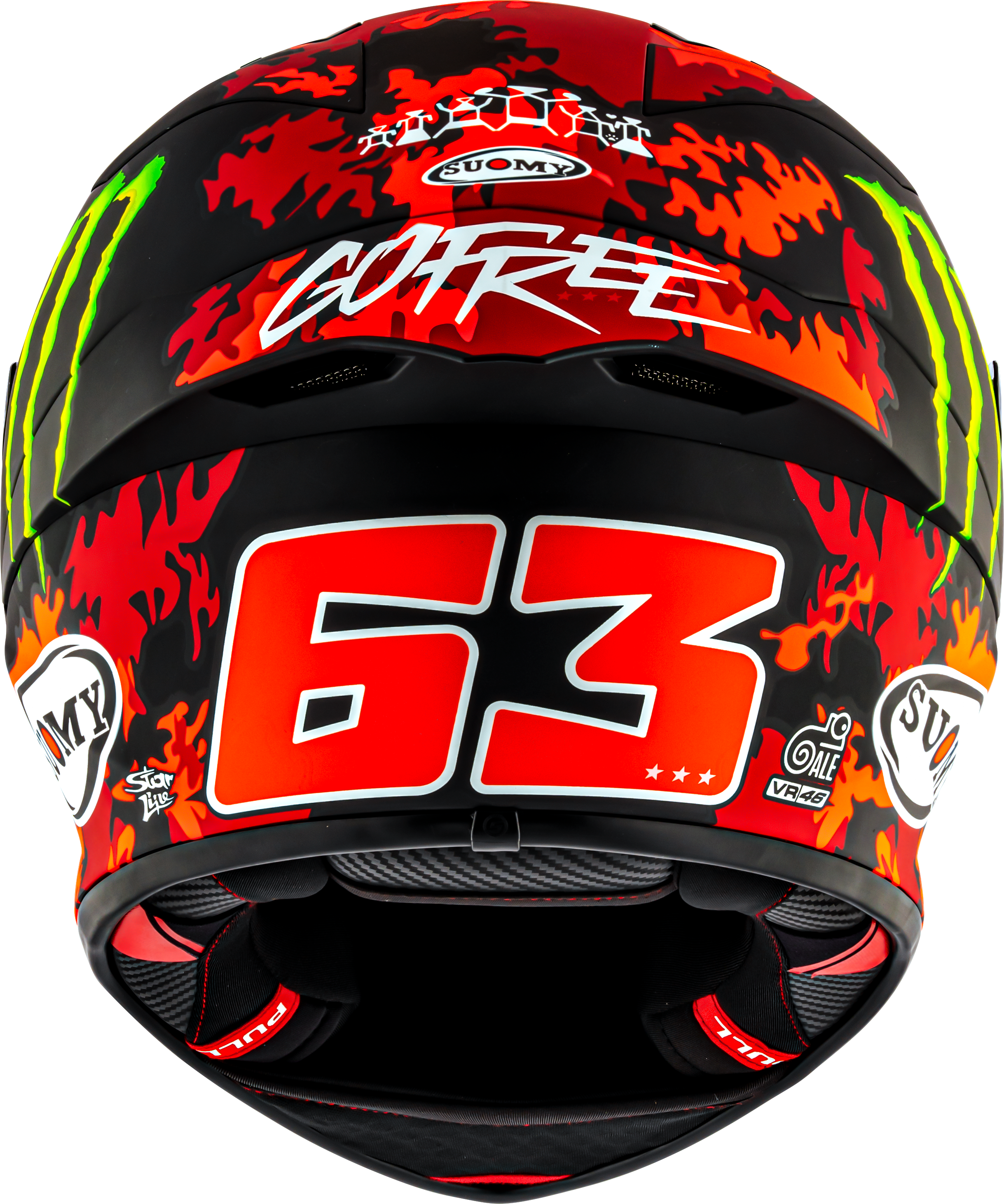 Suomy S1-XR GP Helm Francesco Pecco Bagnaia Monster Replica 2025 K6SX0017 