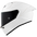 Suomy S1-XR GP Helm Effen Wit Glanzend K6SX00W3 