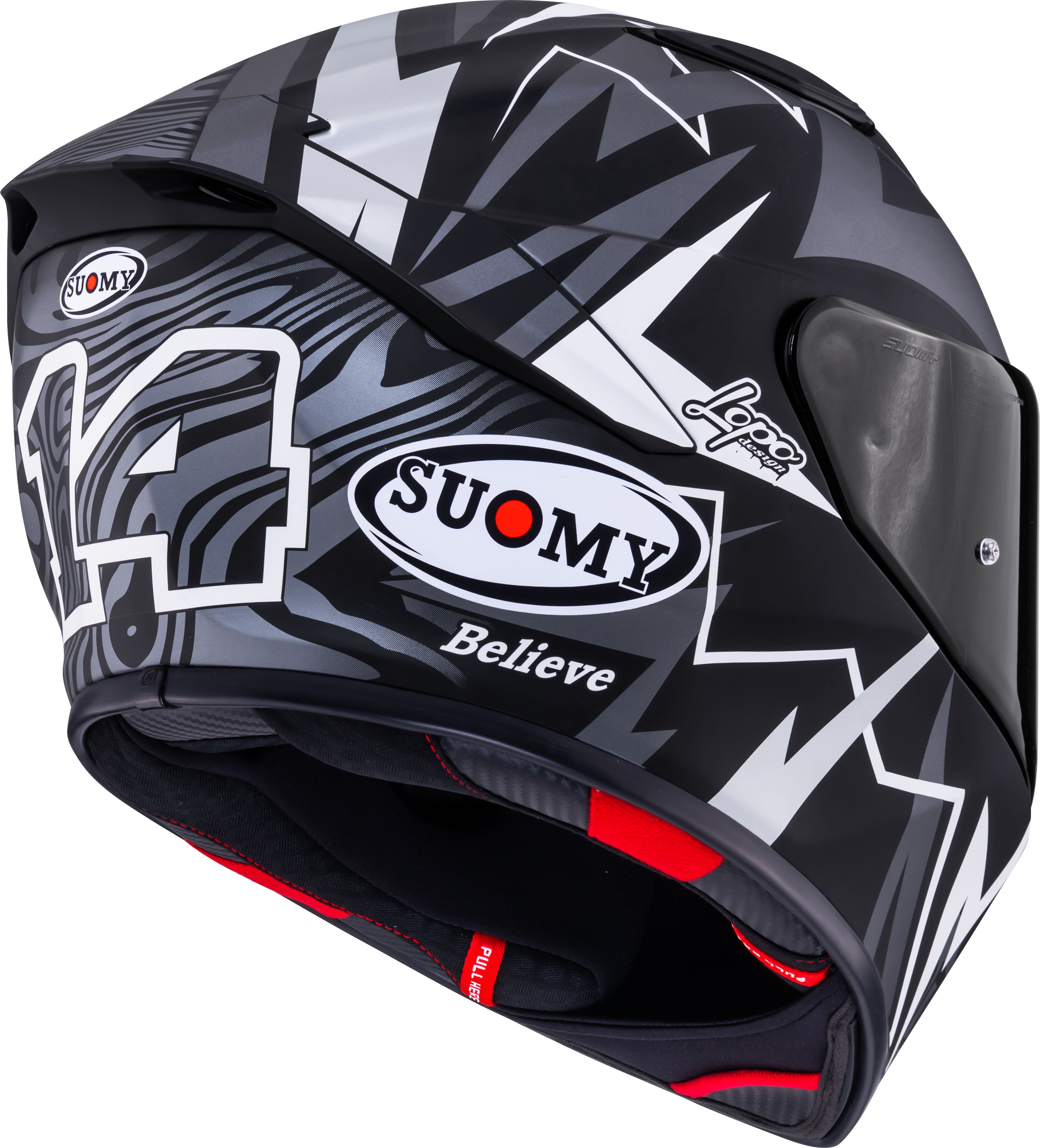 Suomy Track-1 Helm Matt Sam Lowes Replica 2025 Wintereditie K6T10021 