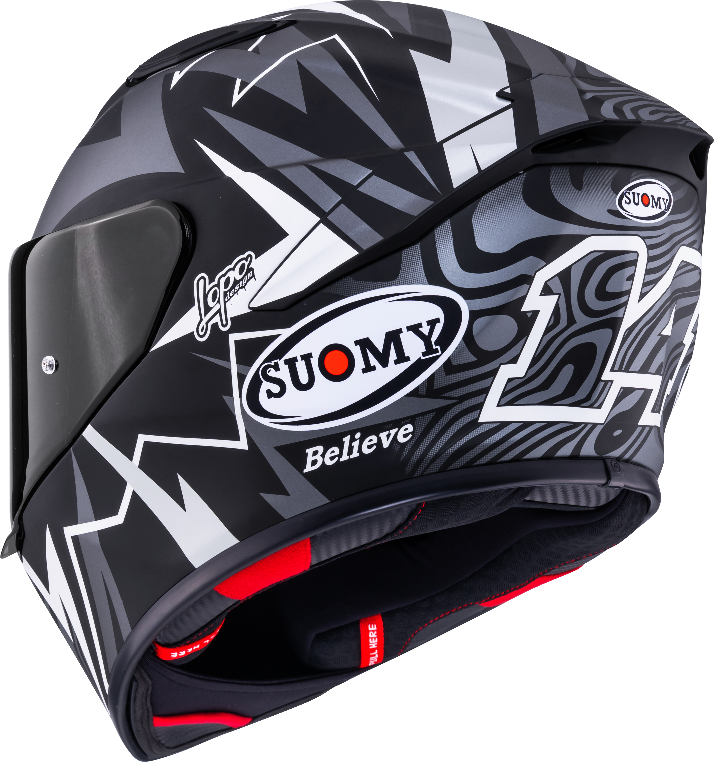 Suomy Track-1 Helm Matt Sam Lowes Replica 2025 Wintereditie K6T10021 