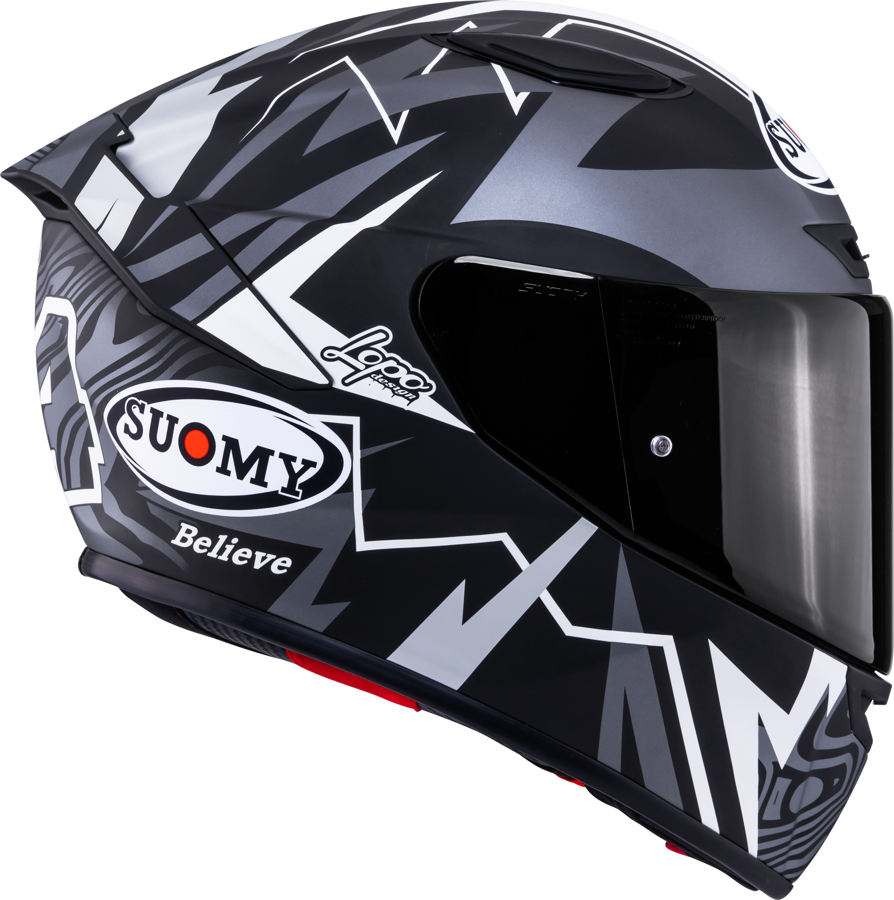 Suomy Track-1 Helm Matt Sam Lowes Replica 2025 Wintereditie K6T10021 