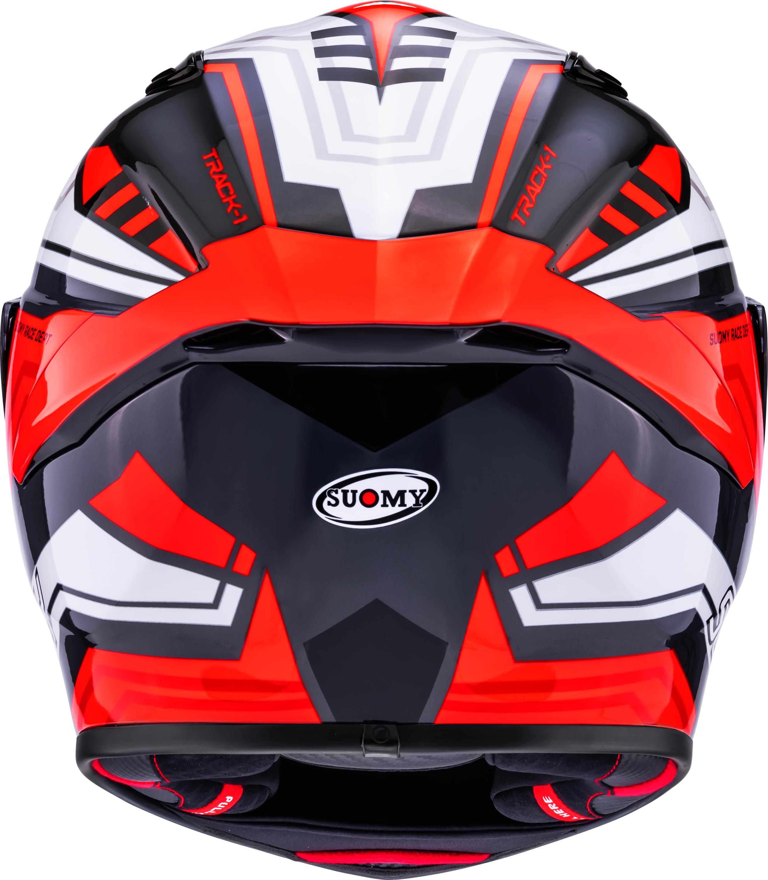 Suomy Track-1 Helm Framework Wit/Rood K6T10022 
