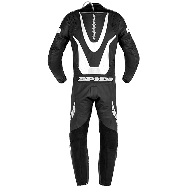 Spidi Laser Pro eendelige raceoverall Leren pak – Geperforeerd racepak | Heren | Zwart/Wit | Y154011 